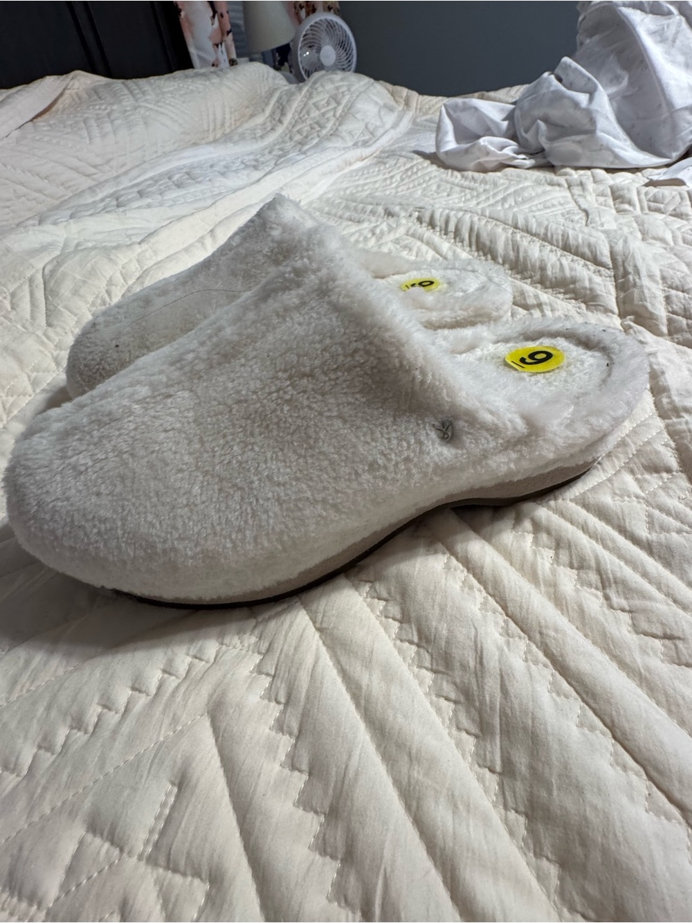 Emu Cream Shearling-Lined Slip-On Clogs